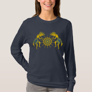 Native Americans Culture - Sun Dancing Kokopelli 6 T-Shirt