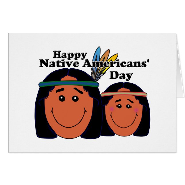 Native Americans' Day (Columbus Day) (Front Horizontal)