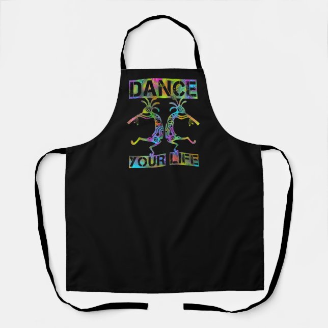Native Americans Kokopelli - Dance Your Life 2 Apron (Front)