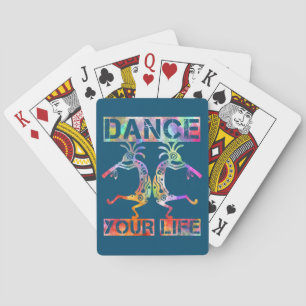 Native Americans Kokopelli - Dance Your Life 3 Playing Cards