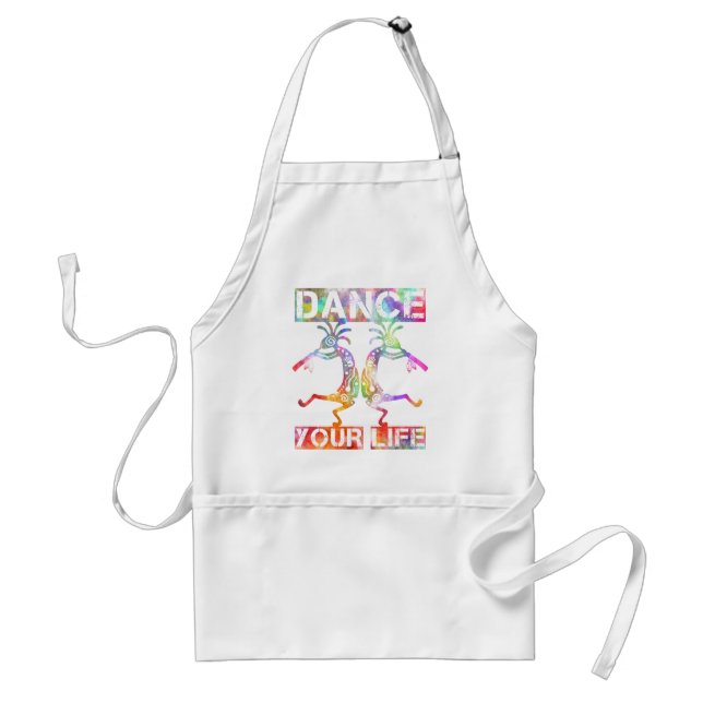Native Americans Kokopelli - Dance Your Life 3 Standard Apron (Front)