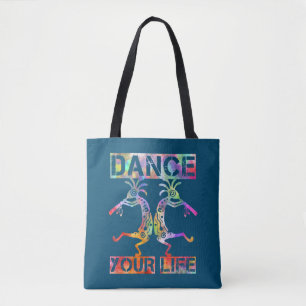 Native Americans Kokopelli - Dance Your Life 3 Tote Bag