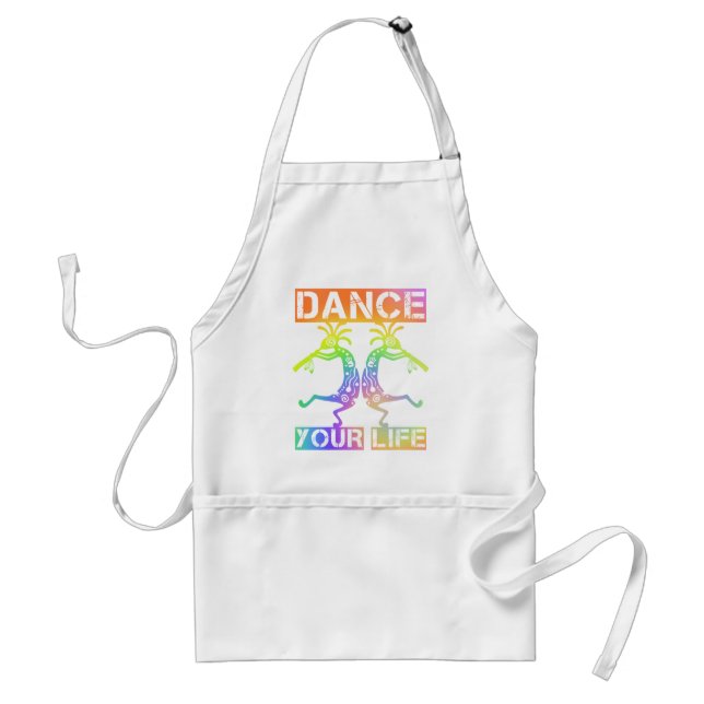 Native Americans Kokopelli - Dance Your Life 4 Standard Apron (Front)
