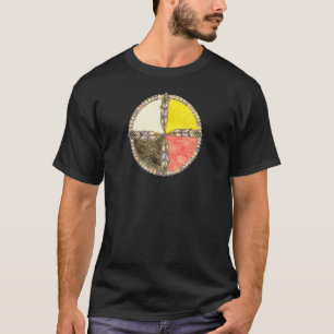 Native Americans - Medicine Wheel Feathers 3 - Fan T-Shirt
