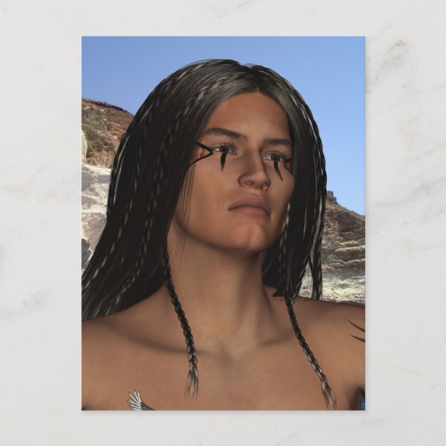 Native Americans Postcard (Front)