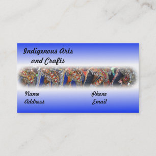 Native and Indigenous Arts and Crafts Business Card