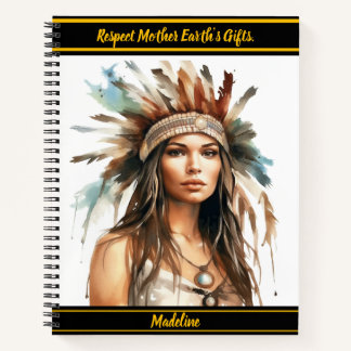 Native Art Logbook: Bold Patterns Notebook