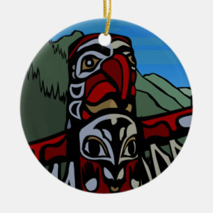 Native Art Ornament First Nations Keepsakes