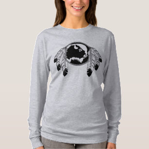 Native Art Shirts Metis Spirit Animal Shirt Lady's