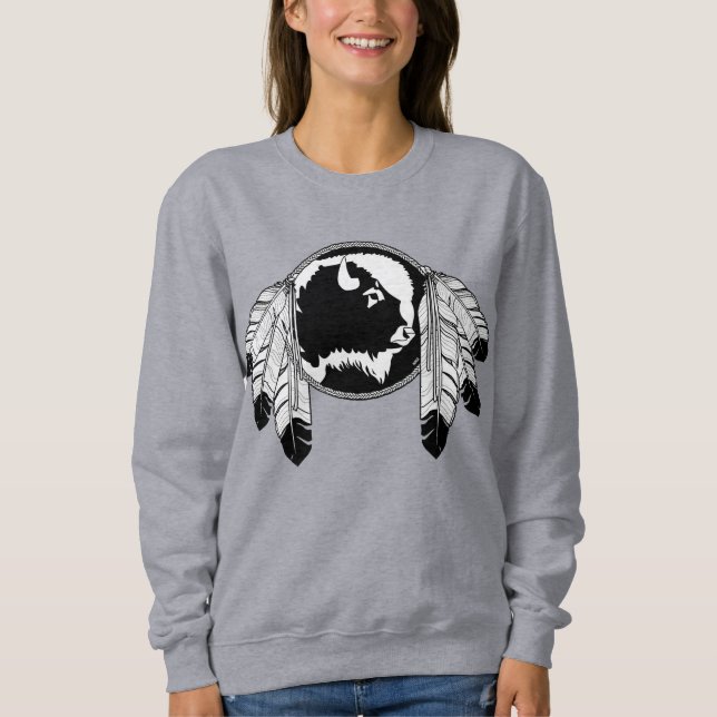 Native Art  Sweatshirt Tribal Spirit Animal Shirts (Front)