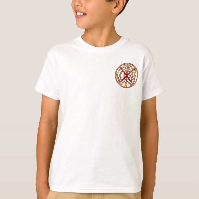 Native Art T-Shirt Kid's Elements Tribal Shirt (Front)