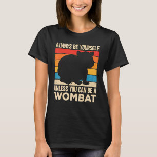Native Australian Animal Cute Wombat 2 T-Shirt