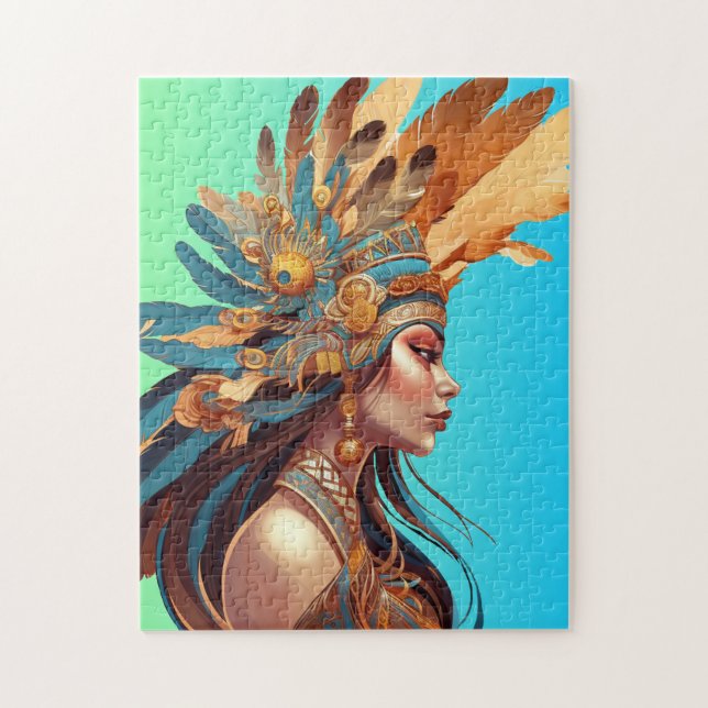 NATIVE BEAUTY #1 JIGSAW PUZZLE (Vertical)