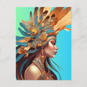 NATIVE BEAUTY #1 POSTCARD