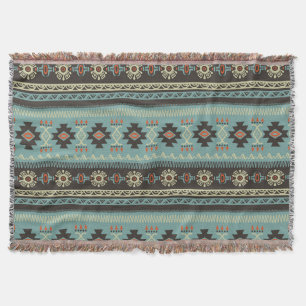 Native Blanket Pattern Throw