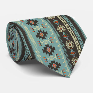 Native Blanket Pattern  Tie