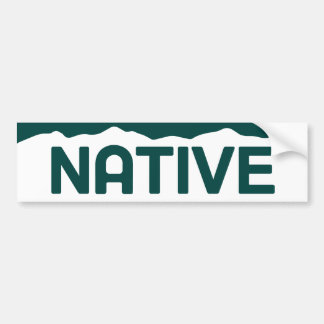 Native Colorado Bumper Sticker