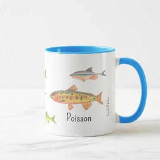 Native Colorado Fish Watercolor Mug