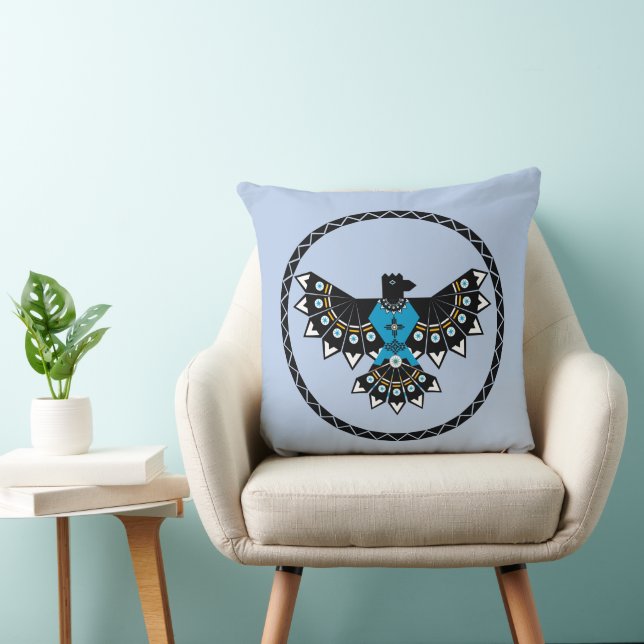 Native Eagle Throw Pillow (Chair)