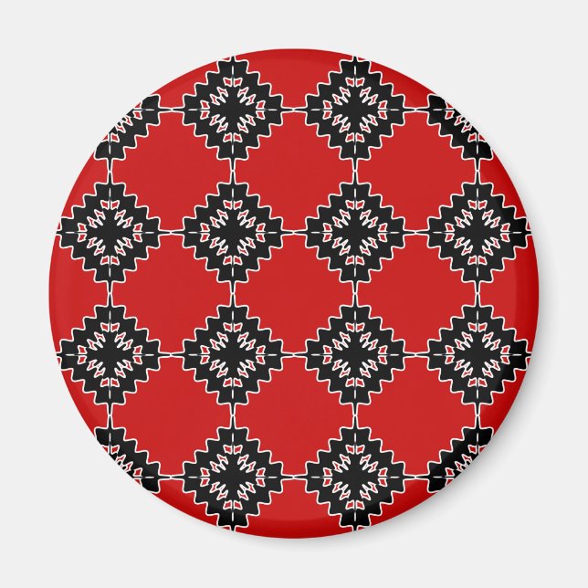 Native ethnic pattern magnet (Front)