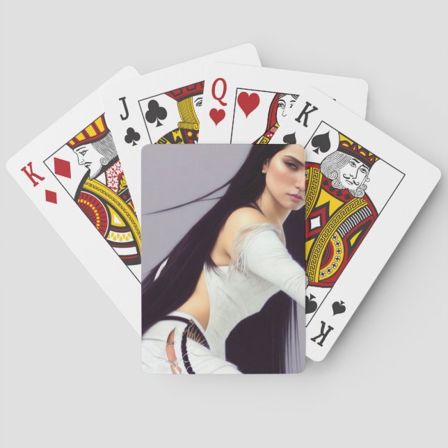 Native Fashion - Buckskin Playing Cards (Back)