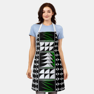 Native Feather Blessing in Green Apron