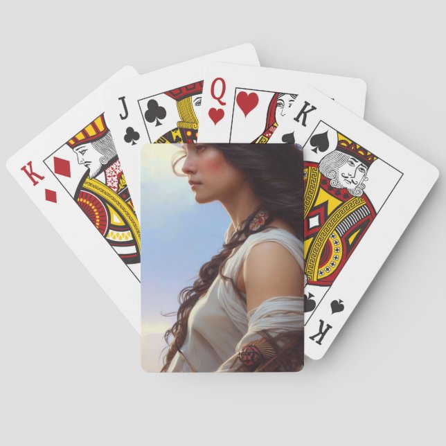 Native Female Playing Cards (Back)