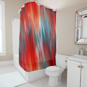 Native Fire  Shower Curtain