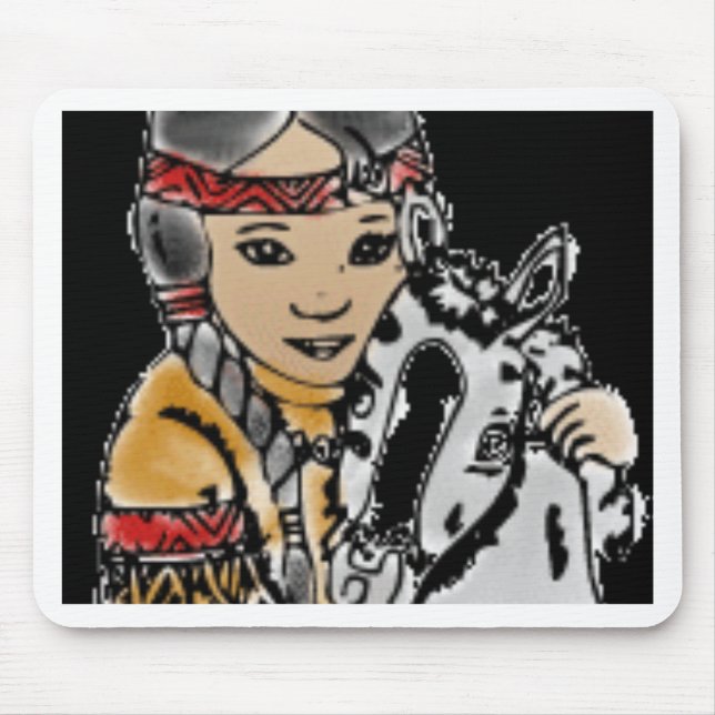 Native Friends Mouse Pad (Front)