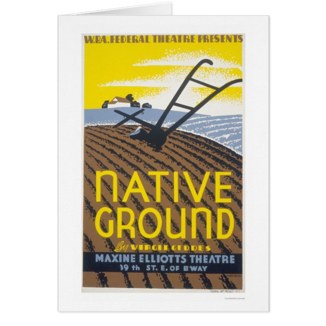 Native Ground Farmhouse 1936 WPA (Front)