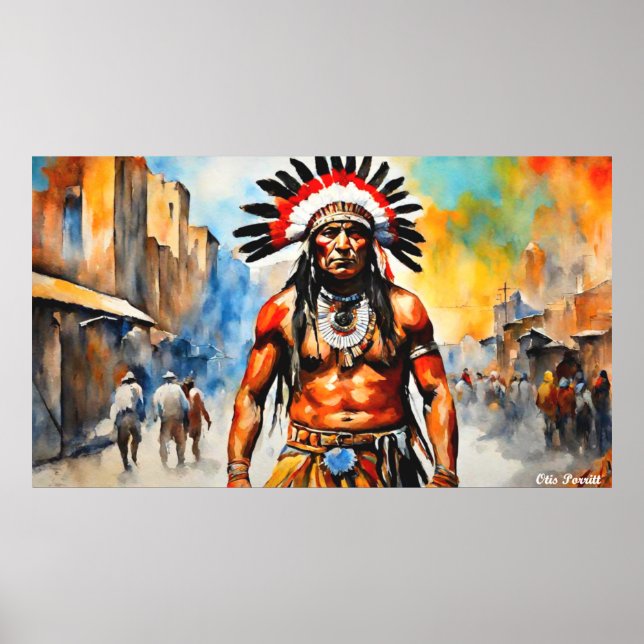NATIVE HERITAGE MONTH-WARRIORS 19F POSTER (Front)