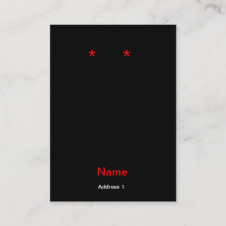 Native horses earring blank business card