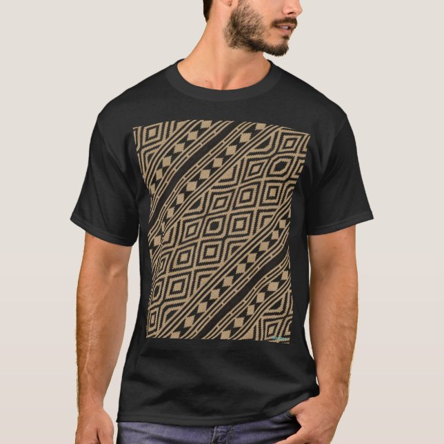 Native Indian Pattern T-Shirt HAMbWG (Front)