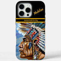Native Indian Warrior Gazes