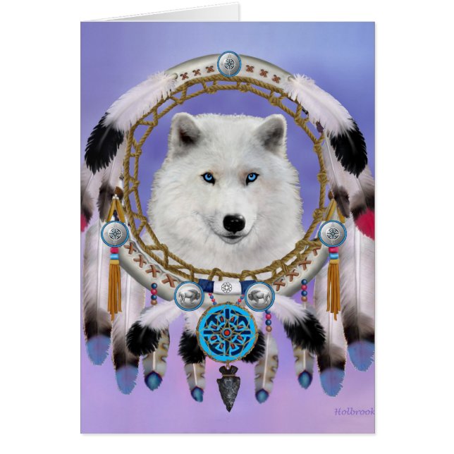Native Indian Wolf Spirit (Front)