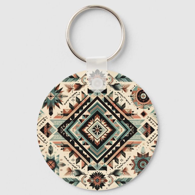 Native Inspiration (Personalised) Key Ring (Front)