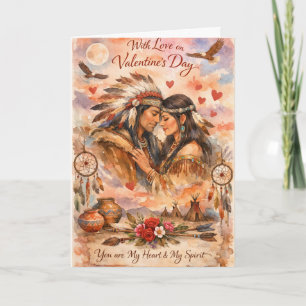 Native Love Valentine's Day Card