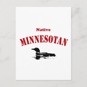 Native Minnesotan Postcard