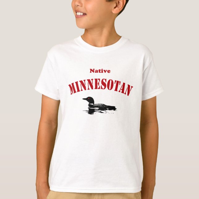 Native Minnesotan T-Shirt (Front)