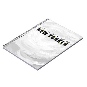 Native New Yorker black Notebook