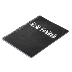 Native New Yorker black Notebook