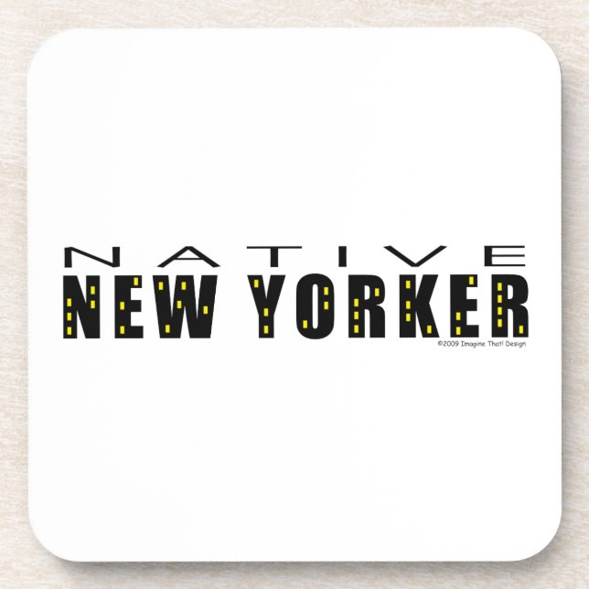Native New Yorker Coaster (Front)