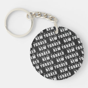 Native New Yorker Pattern Key Ring