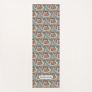 Native Pattern custom name yoga mat