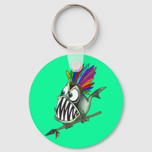 Native Piranha Key Ring