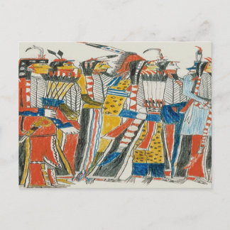Native Pow Wow Dancers Postcard