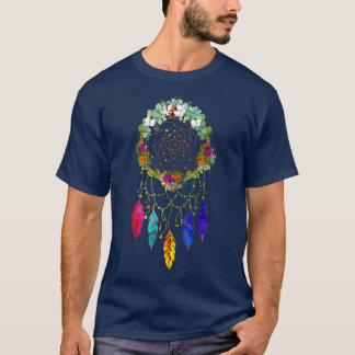 Native Pride Indian Feathers Colourful T-Shirt