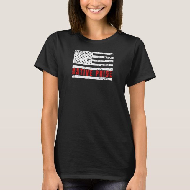Native Pride Native American Indigenous Peoples Da T-Shirt (Front)