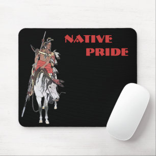Native Pride Plains Indian on Horseback Mouse Pad