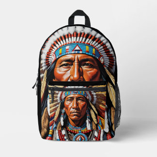 Native Pride  Printed Backpack